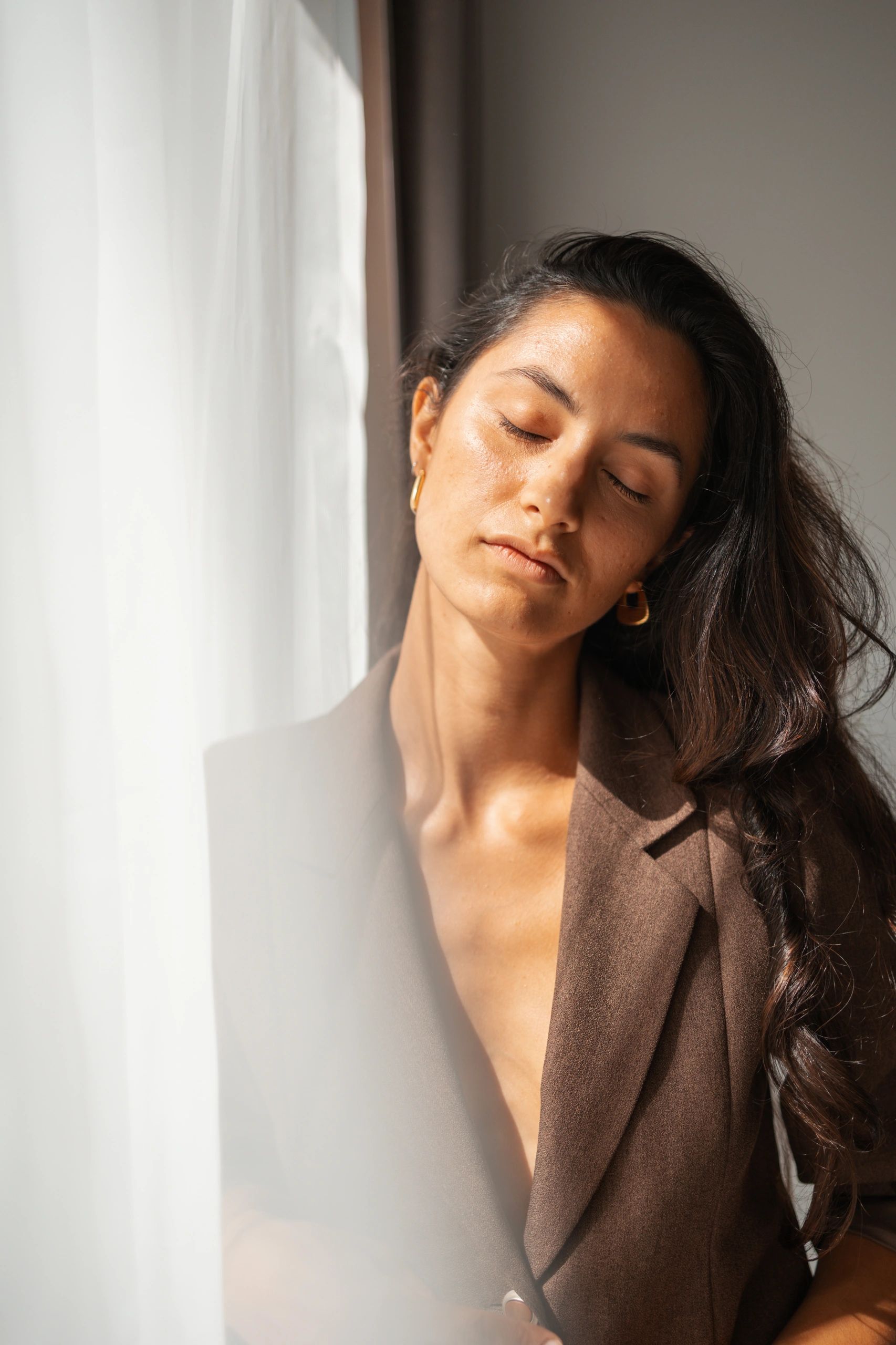 Portrait of author Shawna Agrawal in soft natural light